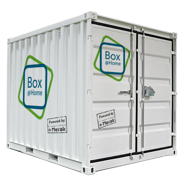Une XL Box de Box@Home avec un volume de stockage de 16m³.